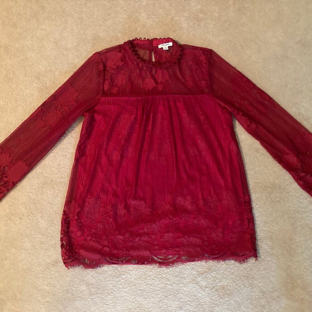 Red Lacey/Crotched by Ultra Pink